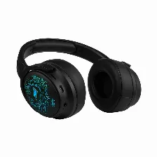Diadema Vorago Inalambrica Hpb-401-led, Plegables, Bt 5.3, Usb-c, Luz Led