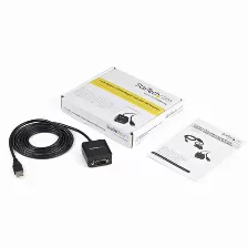Adaptador Startech.com Db-9 A Usb 2.0 A, Negro