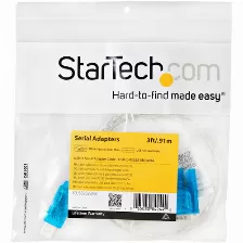 Adaptador Startech.com Db-9 A Usb 2.0 A, Azul, Transparente