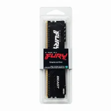 Memoria Ram Kingston Fury Beast, 16gb, Ddr4, 3200mhz, Cl16, Dimm, Negro