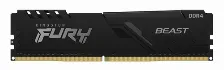 Memoria Ram Kingston Fury Beast, 16gb, 3200mhz, Ddr4, Disipador Negro