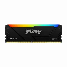 Memoria Ram Kingston Fury Beast Rgb 16gb Ddr4, 3600 Mhz