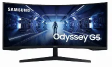 Monitor Curvo Samsung Odyssey G5 34 Pulgadas, 3440 X 1440, Dp, Hdmi, 165 Hz, Freesync