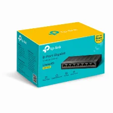 Switch Tp-link Ls1008g No Administrado, Rj-45 8, Gigabit Ethernet (10/100/1000), Negro