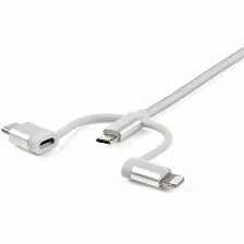 Cable Usb Startech.com Usb A A Micro-usb B, Plata