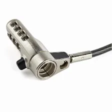 Cable Antirrobo Startech.com Kensington, Cerradura Con Combinación, 2 M, Negro, Plata
