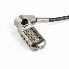 Cable Antirrobo Startech.com Kensington, Cerradura Con Combinación, 2 M, Negro, Plata