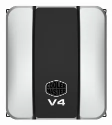 Disipador Cooler Master V4 Alpha 3dhp, 2x120mm, Hasta 2050rpm, Negro