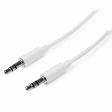 Cable De Audio Startech.com 3,5mm A 3,5mm, 3 M, Blanco