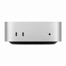 Pc Apple Mac Mini Mac Mini M M4, 16 Gb, 512 Gb Ssd, Macos Sequoia, Tv. No Disponible, Wifi, Plata