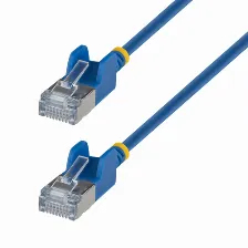 Patchcord Startech.com Cat6a, 0.15 M, U/ftp (stp), Azul