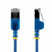 Patchcord Startech.com Cat6a, 0.15 M, U/ftp (stp), Azul