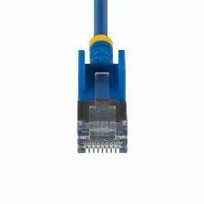 Patchcord Startech.com Cat6a, 0.5 M, U/ftp (stp), Azul