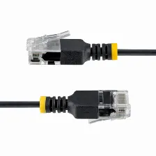 Patchcord Startech.com Cat6a, 2 M, U/utp (utp), Negro