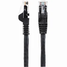 Patchcord Startech.com N6lpatch2mbk Cat6, 2 M, U/utp (utp), Negro