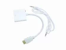 Cable Convertidor Naceb Na-235 De Hdmi A Vga Con Conexion De Audio 3.5mm