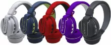 Audífonos Necnon Nbh-05 Bt Diadema, Inalámbrico, 3.5 Mm, Usb, Bluetooth, Blanco