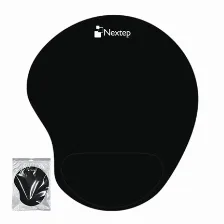 Mousepad Nextep Ne-418b Apoya Muñecas, 230 Mm, 200 Mm, Negro