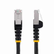 Patchcord Startech.com Cat6a, 3 M, S/ftp (s-stp), Negro
