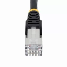 Patchcord Startech.com Cat6a, 4.5 M, S/ftp (s-stp), Negro