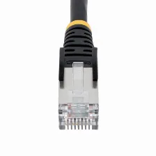 Patchcord Startech.com Nlbk-50f-cat6a-patch Cat6a, 15.2 M, S/ftp (s-stp), Negro