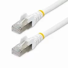 Patchcord Startech.com Cat6a, 2.1 M, S/ftp (s-stp), Blanco