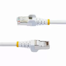 Patchcord Startech.com Cat6a, 2.1 M, S/ftp (s-stp), Blanco
