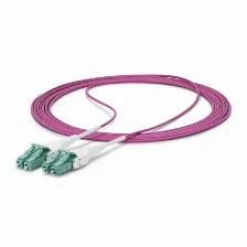 Cable Startech.com 2 M, Fibra Om4, Lc, Lc, 100 Gbit/s, Violeta