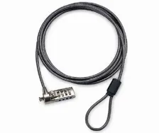 Cable Antirrobo Targus Defcon Cl Laptop Computer Cable Lock Cerradura Con Combinación, 2 M, Acero Galvanizado, Negro, Acero