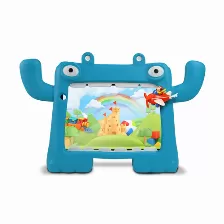 Tablet Vorago Tablet Pad-8-kids 8 Pulgadas Android 13 Quadcore 4gb 64gb Ips 2mp 5mp Wifi Bt Gms Funda Azul -, 2 Ghz, Rockchip, 4 Gb, 64 Gb, 128 Gb, 20.3 Cm (8