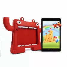Tablet Vorago Pad-8-kids, Quadcore 2 Ghz, 8 Pulgadas, Android 13, Ram 4gb, 64gb, Wifi, Bt, Roja