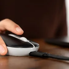 Mouse Perfect Choice Pc-045243 óptico, 4 Botones, 1600 Dpi, Rf Inalámbrico + Bluetooth, 10 M, Negro