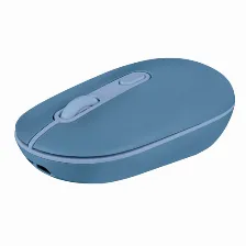 Mouse Perfect Choice Pc-045250 óptico, 4 Botones, 1600 Dpi, Rf Inalámbrico + Bluetooth, 10 M, Azul