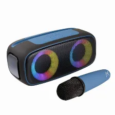 Bocina Perfect Choice Pc-112815 Usb, Bt, Inalámbrico Y Alámbrico, Universal, Azul