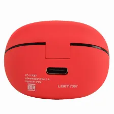 Audífonos Perfect Choice Pc-117087 Intra Auditivo, True Wireless Stereo (tws), Usb, Bluetooth, Rojo
