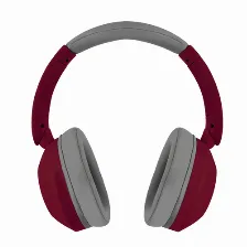 Audífonos Perfect Choice Pc-117162 Diadema, Inalámbrico Y Alámbrico, 3.5 Mm, Usb, Bluetooth, Gris, Rojo