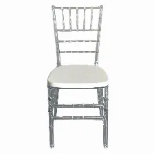Silla Modamob Modelo Tiffany, Cristalina/transparente, 90 X 39.35 X 39.5cm, 4.35kg, Incluye Asiento Acolchado