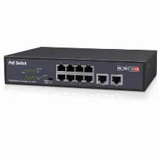 Switch Provision-isr Poes-08120c+2i-v2 No Administrado, Rj-45 10, Fast Ethernet (10/100), 8 Poe, Negro