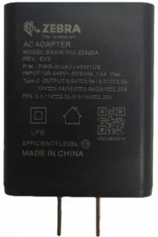 Accesorio Lector Zebra Pwr-wua5v45w1us Em45, Negro
