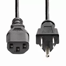 Cables De Poder Startech.com Macho, Hembra 125 V, 3.7 M, Negro