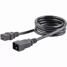 Cables De Poder Startech.com Macho, Hembra 125 V, 1.8 M, Negro