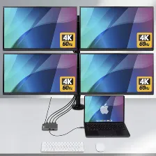 Docking Station Startech.com Quad-usb-hdmi-adapt Usb 3.2 Gen 1 (3.1 Gen 1) Type-c, Hdmi 4, Usb A 0