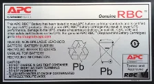 Bateria Para Ups Apc Rbc7 Sealed Lead Acid (vrla), 24 V, Negro