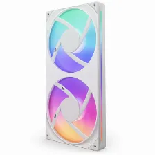 Kit 2 Ventiladores Nzxt F280 Rgb Core, 2000 Rpm, Plastico, 280mm, Blanco