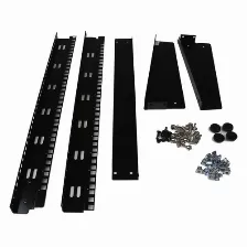 Rack Startech (rk12od), Armario Bastidor Abierto De Escritorio Desktop Sobremesa De 2 Columnas 12u 0,5m Negro