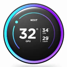 Sistema De Enfriamiento Liquido Nzxt Kraken Elite 280 Rgb 2x14 Cm, 2000 Rpm, Negro