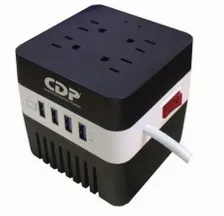 Regulador Cdp Ru-avr604, 300w, 600va, 4x Puertos Usb, 4 Contactos