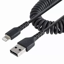 Cable Lightning Startech.com Lightning A Usb A, 480 Mbit/s, Negro