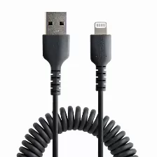 Cable Lightning Startech.com Lightning A Usb A, 480 Mbit/s, Negro