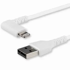 Cable Lightning Startech.com Lightning A Usb A, 480 Mbit/s, Blanco